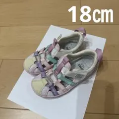 イフミー　ウォーターサンダル　18㎝　ホワイト　キッズ