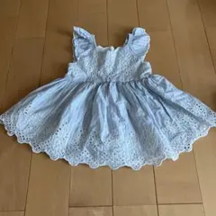 Gap ベビー ワンピース 80cm ストライプ 刺繍のサムネイル