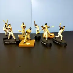 『読売ジャイアンツ、ニューヨ－ク・ヤンキース』野球選手フィギュア 8体セット