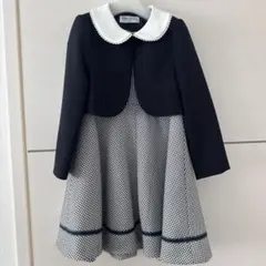 極美品 CHOPIN フォーマル ワンピース 115cm コサージュ付