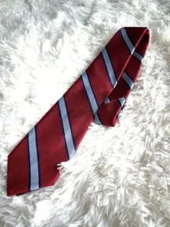 【未使用】Brooks Brothers ネクタイ ストライプ 赤