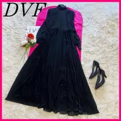 【美品】DIANEvonFURSTENBERG ロングワンピース ブラック S