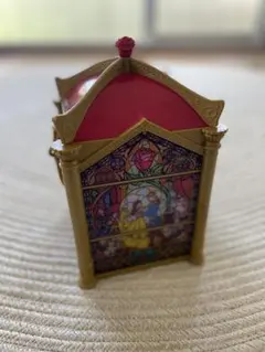 Disney美女と野獣 ステンドグラス　ポップコーンケース