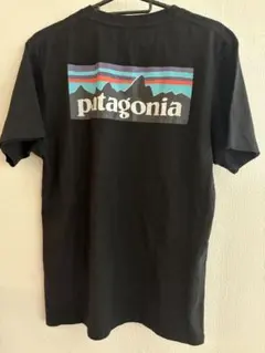 patagonia 黒 Tシャツ