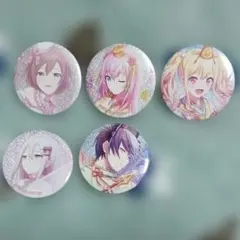 プロセカ　缶バッジ5個　宵崎奏　天馬咲希　巡音ルカ　MEIKO　青柳冬弥