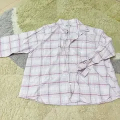 アメリカ古着 長袖シャツ チェック柄長袖シャツ 59cm