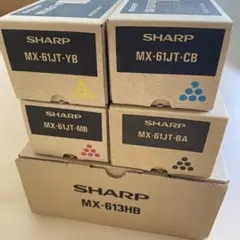SHARP 純正トナーカートリッジ MX-61JTシリーズ 6本セット - メルカリ