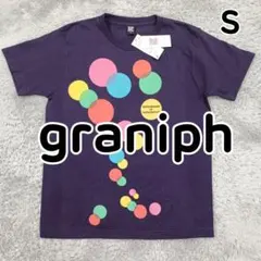 graniph グラニフ 半袖 Tシャツ パープル メンズ S