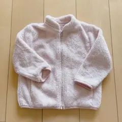 ユニクロ　モコモコ　ブルゾン　アウター　90cm ピンク