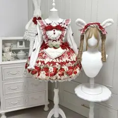 新品 レディース ロリータ ワンピース いちご【783】 R様 専用ページ【783】 - メルカリ