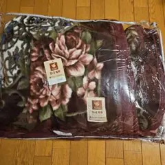 京都西川　ローズ毛布
