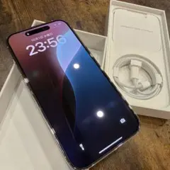 Apple iPhone 14 Pro シルバー 本体 充電ケーブル付き