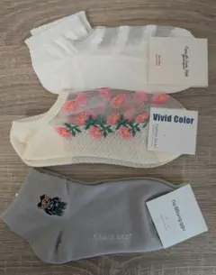 韓国アンクルソックスセット 3足