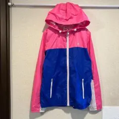 T4787*アディダス*パフォーマンスロゴ*ナイロンジャケット*レディースLのサムネイル
