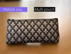新品未使用　PATRICK COX マルチケース　ブラック×シルバー　ミニポーチのサムネイル
