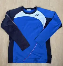 ヨネックス 長袖 ユニS青/黒 ライトトレーナー ヒートカプセル