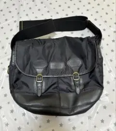 美品】バーバリー ショルダーバッグ メガチェック ホースロゴプレート 