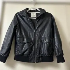 ZARA ブラック　レザージャケット　140