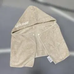 フード付きタオル TekuTeku 綿100% ベージュ スイミングお風呂上がり