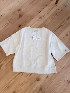 新品Champion 五分袖カットソー