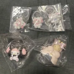 めじるしアクセサリー サンリオ ふわふわスノー　バレエリボンフィギュア