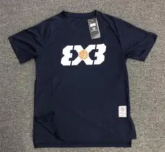 【再入荷】3x3バスケットボールTシャツ ネイビー2XL