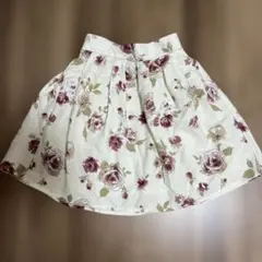 花柄 ミニスカート フレアスカートのサムネイル