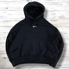 NIKE ナイキ パーカー デカロゴ 黒 レディースS 1210