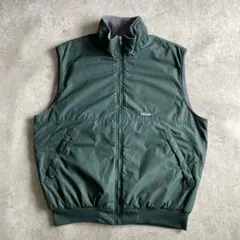極美品❗️ パタゴニア　シェルドシンチラベスト　グレー×ハンターグリーン　ＸＬ 90s USA製 パタゴニア シェルドシンチラ ベスト ハンター