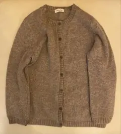 サマンサモスモス　レディース 長袖カーディガン 羽織り F ブラウン ウール混