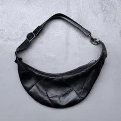 Patchwork Leather Crescent Shoulder Bagのサムネイル