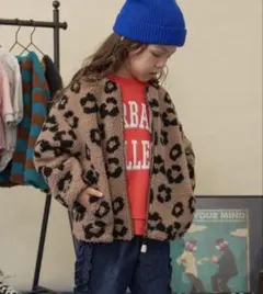 【新品タグ付き】BREEZE ジャガードボアジャケット 120サイズ