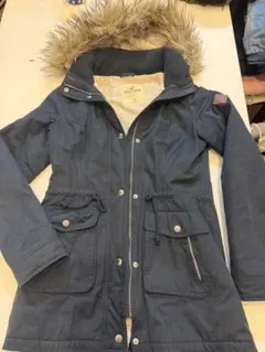 HOLLISTER ネイビー ダウンジャケット S