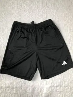 adidas ブラックショートパンツ XL