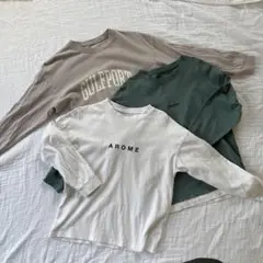 グローバルワーク　ヘビロッTEE 長袖　140３枚セット