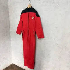 INOUE VIOLA ツナギ 長袖 赤 黒 つなぎ オールインワン