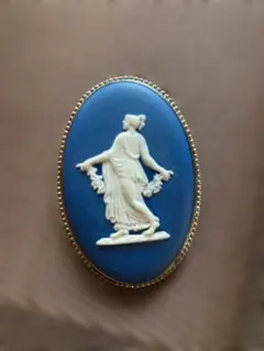 WEDGWOOD ジャスパー ブローチ ブルーのサムネイル