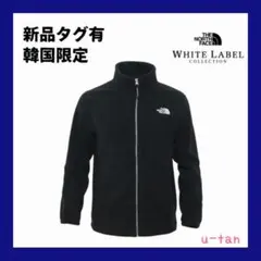 韓国限定　ノースフェイス　ホワイトレーベル　ブラック フリースジャケット 2XL