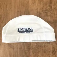 セントラル　キッズ　スイムキャップ　水泳帽　白　Ｌ