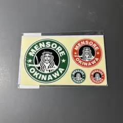 沖縄　スターバックス風　MENSORE OKINAWA ステッカー