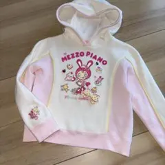 シ*)様 ※ほつれあり　メゾピアノ　ベリエちゃん パーカー　110　スイーツ　リ