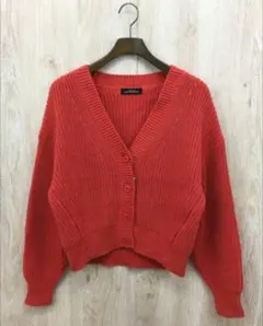 ✨️売り切りお値下げ✨️グリーンレーベルリラクシングのカーディガン　オレンジ