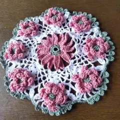 立体お花のドイリー 花瓶敷き デイジー フェリシモ クチュリエ