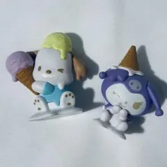 サンリオキャクターズ カプセルトイ×2 ポチャッコ クロミ