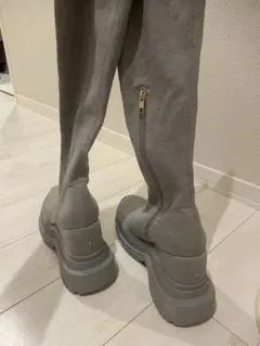 ✨極美品✨Yello イエロ レースアップブーツ ロングブーツ 厚底 ベルト