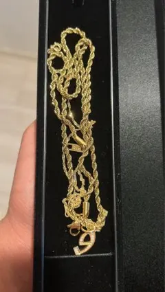 ま*ん様 18k 40cm ロープ ネックレス - メルカリ