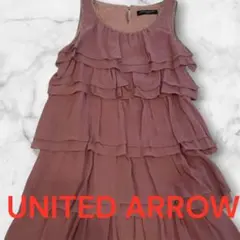 ❤️UNITED ARROWS TOKYO シルク　ノースリーブワンピース　L