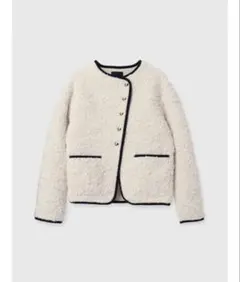 anuans ECOPELパイピングボアジャケット