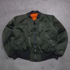 80s 90s ALPHA INDUSTRIES MA-1 USA製 XLのサムネイル