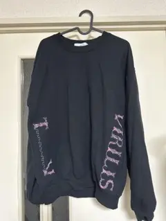 toga virilis 刺繍スウェット トレーナー ブラックのサムネイル
